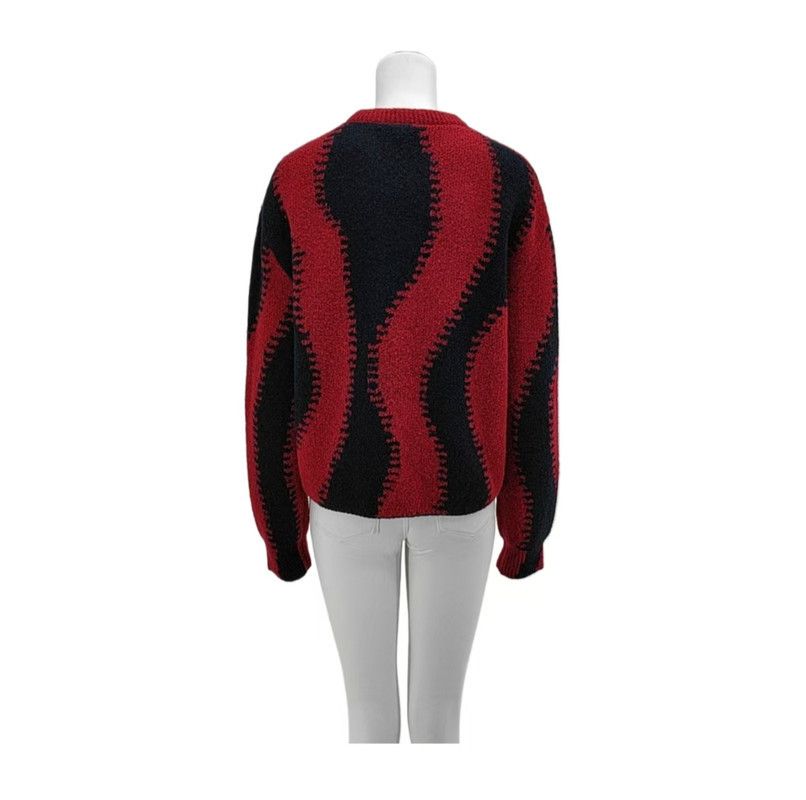 Loewe Loewe Red Wool Long Sleeve Sweater 0089 Size XS / US 0-2 / IT 36-38 - 2 Thumbnail