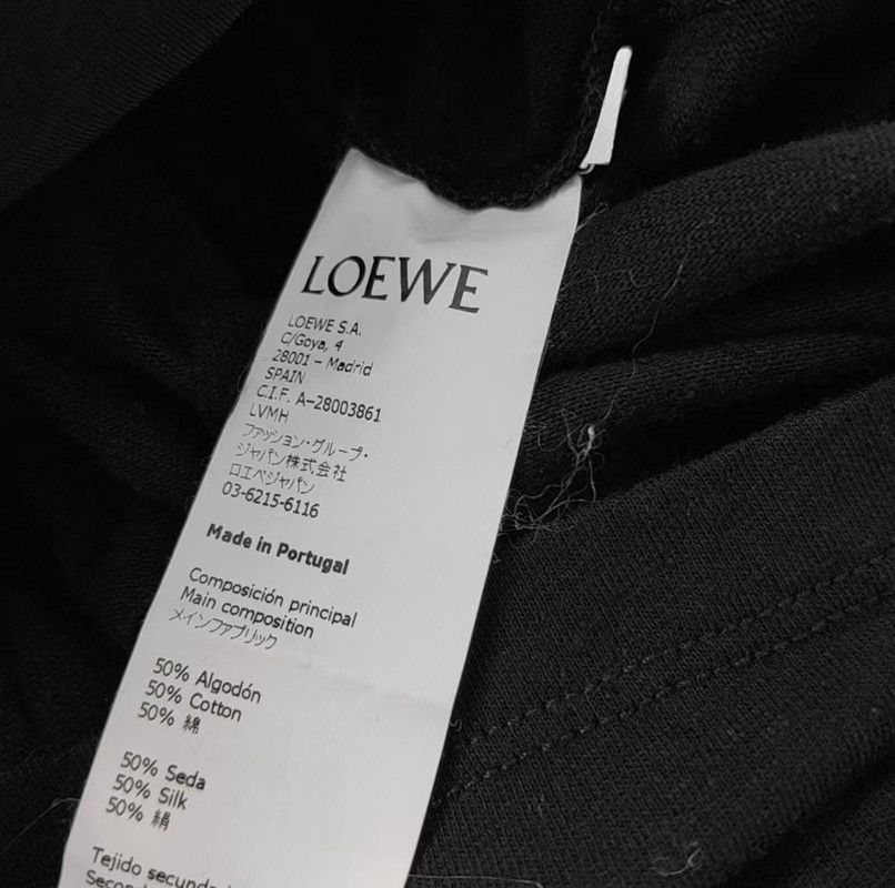 Loewe Loewe Black Silk Short Sleeve Dress 0089 Size M / US 6-8 / IT 42-44 - 5 Thumbnail