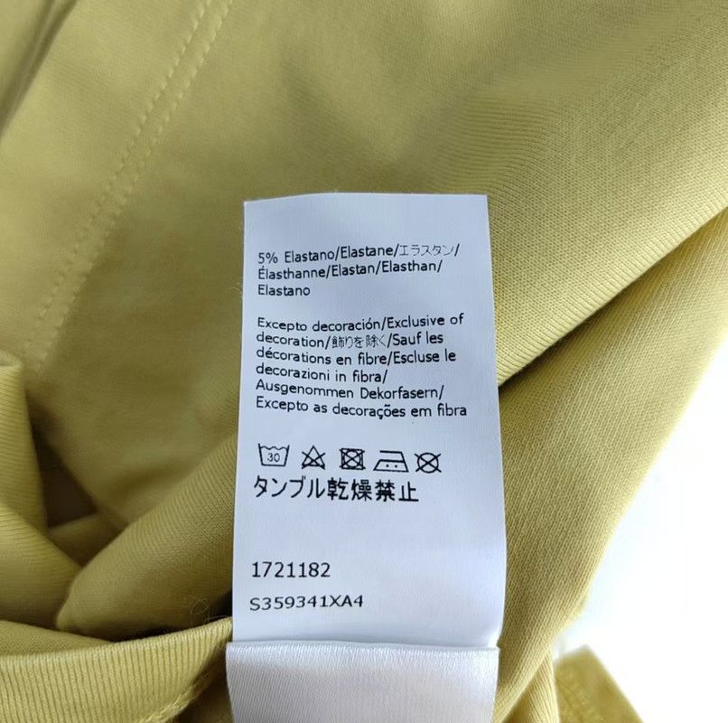Loewe Loewe Summer Yellow Cotton Women’s T-Shirt 0089 Size M / US 6-8 / IT 42-44 - 4 Thumbnail