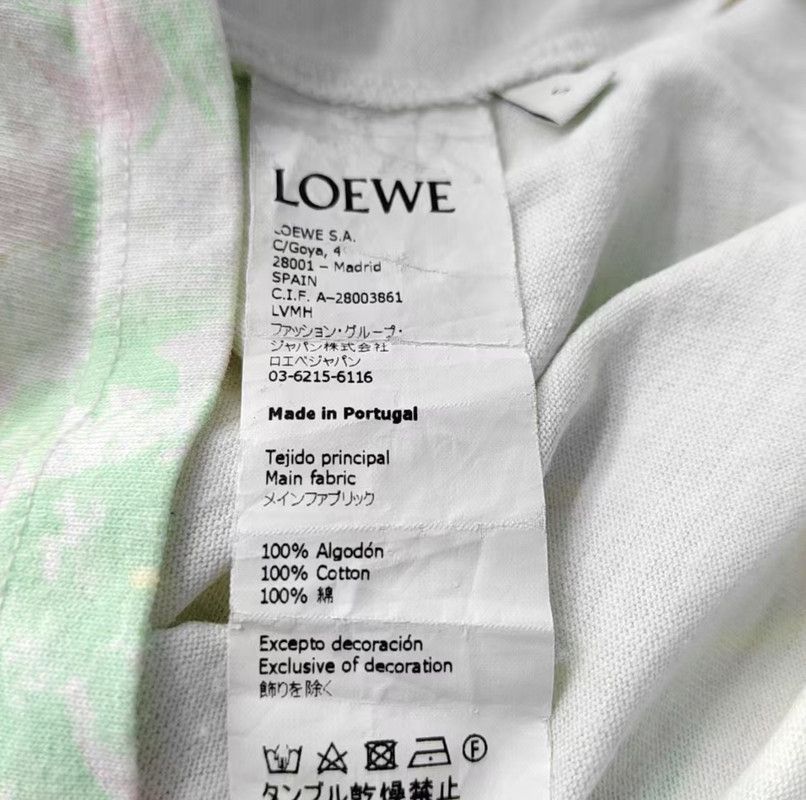 Loewe Loewe Summer Multi-Color Cotton T-Shirt 0089 Size S / US 4 / IT 40 - 3 Thumbnail