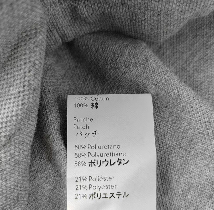 Loewe Loewe Gray Cotton Short Sleeve Polo 0089 Size S / US 4 / IT 40 - 3 Thumbnail