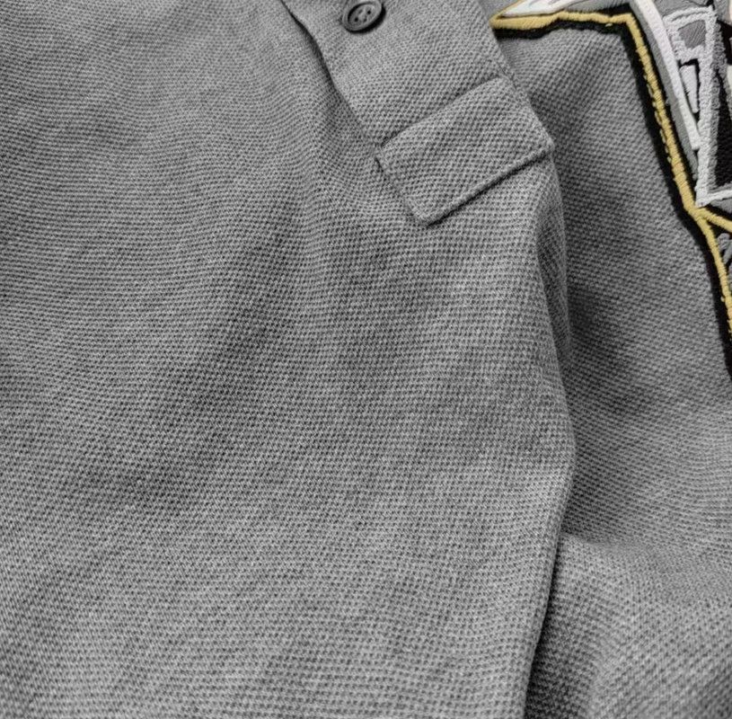 Loewe Loewe Gray Cotton Short Sleeve Polo 0089 Size S / US 4 / IT 40 - 4 Thumbnail