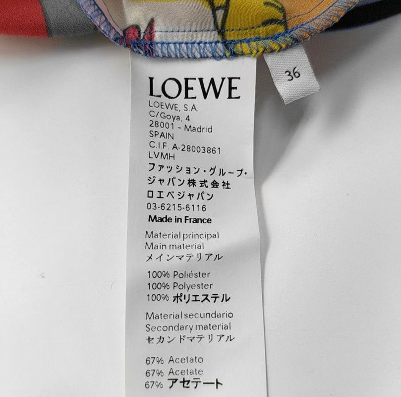 Loewe Loewe Summer Printed Short Sleeve Shirt 0089 Size S / US 4 / IT 40 - 3 Thumbnail