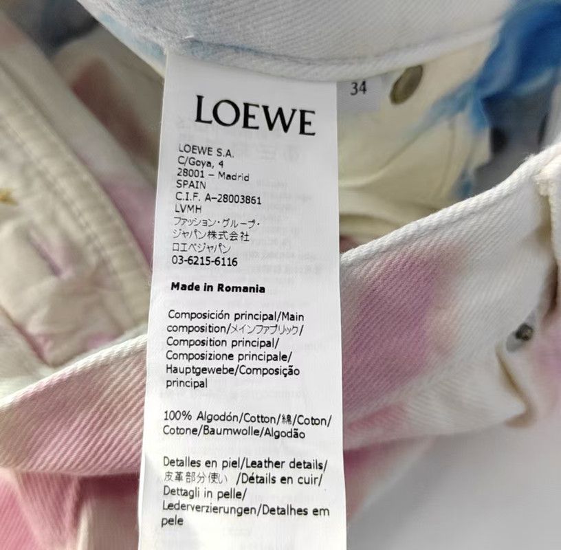 Loewe Loewe Colorful Cotton Women's Shorts 0089 Size 22" - 3 Thumbnail