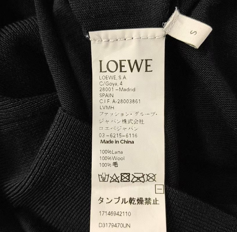 Loewe Loewe Deep Blue Wool Women's Pullover Sweater 0089 Size S / US 4 / IT 40 - 4 Thumbnail