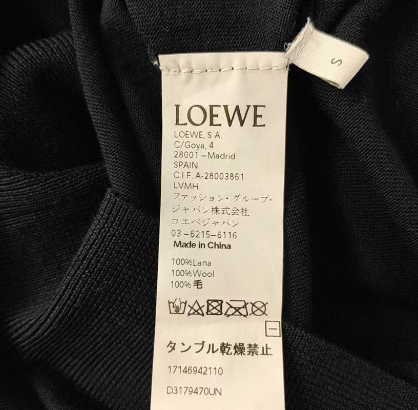 Loewe Loewe Deep Blue Wool Women's Pullover Sweater 0089 Size S / US 4 / IT 40 - 3 Thumbnail