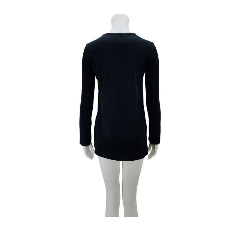 Loewe Loewe Black Long Sleeve Tunic Top 0089 Size XS / US 0-2 / IT 36-38 - 2 Thumbnail