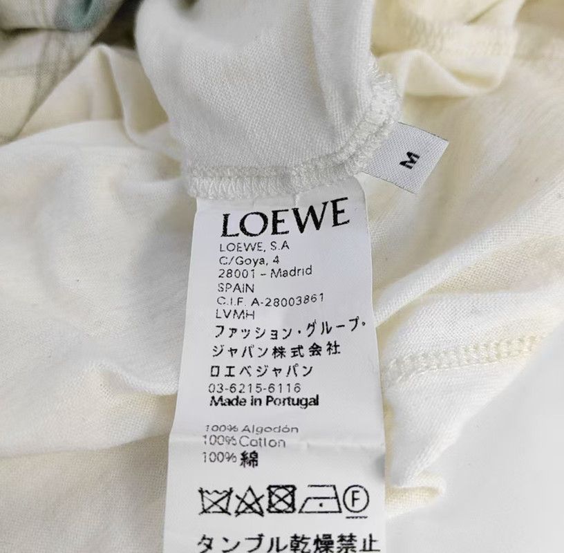 Loewe Loewe Summer White Cotton Long Sleeve Sweatshirt 0089 Size M / US 6-8 / IT 42-44 - 3 Thumbnail