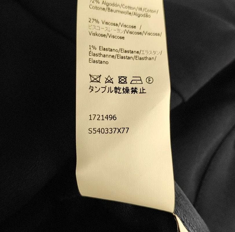 Loewe Loewe Navy Blue Short Sleeve Shirt 0089 Size XS / US 0-2 / IT 36-38 - 4 Thumbnail