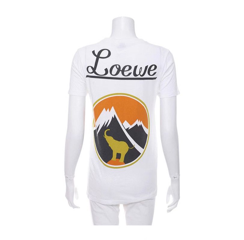 Loewe Loewe Summer Short Sleeve White T-Shirt 0089 Size XS / US 0-2 / IT 36-38 - 2 Thumbnail