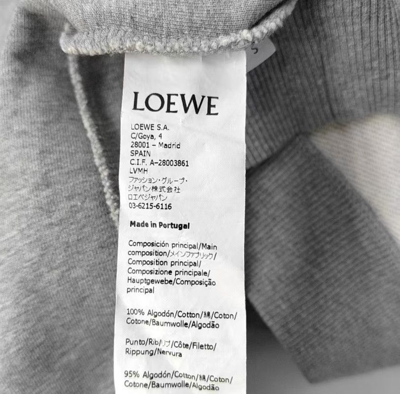 Loewe Loewe Cream Cotton Long Sleeve Sweatshirt 0089 Size S / US 4 / IT 40 - 3 Thumbnail