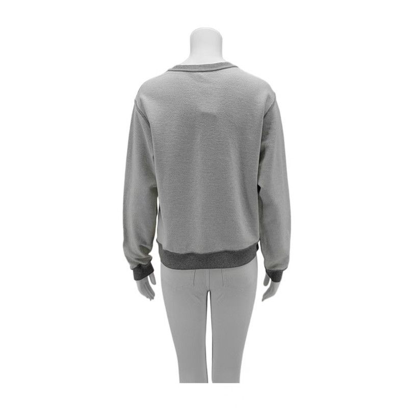 Loewe Loewe Cream Cotton Long Sleeve Sweatshirt 0089 Size S / US 4 / IT 40 - 2 Thumbnail