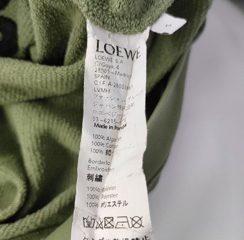Loewe Loewe Green Cotton Long Sleeve Pullover 0089 Size US S / EU 44-46 / 1 - 3 Thumbnail