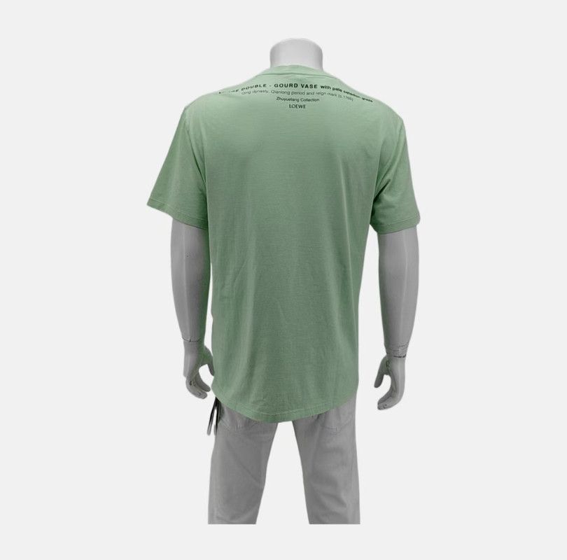 Loewe Loewe Men's Summer Green Cotton T-Shirt 0089 Size US S / EU 44-46 / 1 - 2 Thumbnail