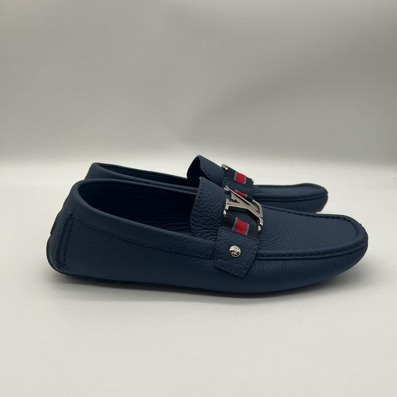 Louis Vuitton Louis Vuitton Classic Casual Leather Loafers for Men 0089 Size US 7 / EU 40 - 9 Thumbnail