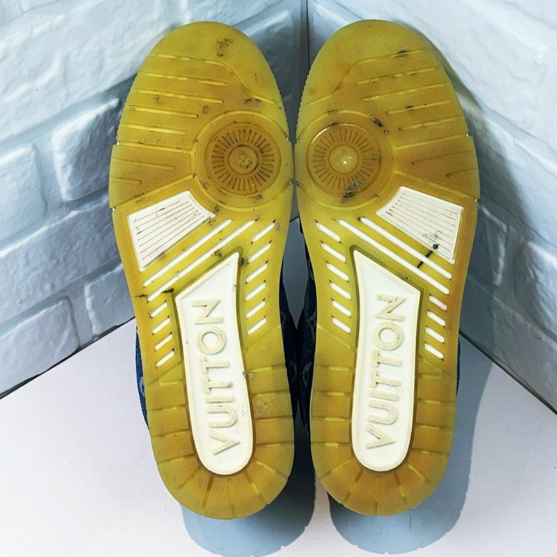 Louis Vuitton Louis Vuitton Trainer Series Blue Sneakers 0089 Size US 8 / EU 41 - 4 Thumbnail