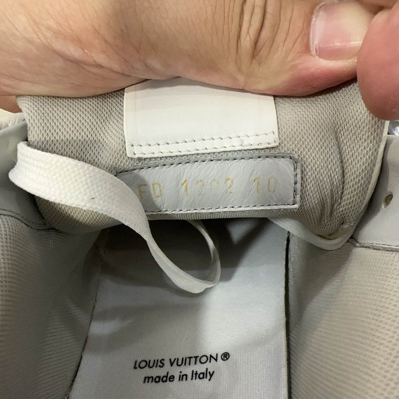 Louis Vuitton Louis Vuitton White Cement Low-Top Sneakers 0089 Size US 10.5 / EU 43-44 - 5 Thumbnail