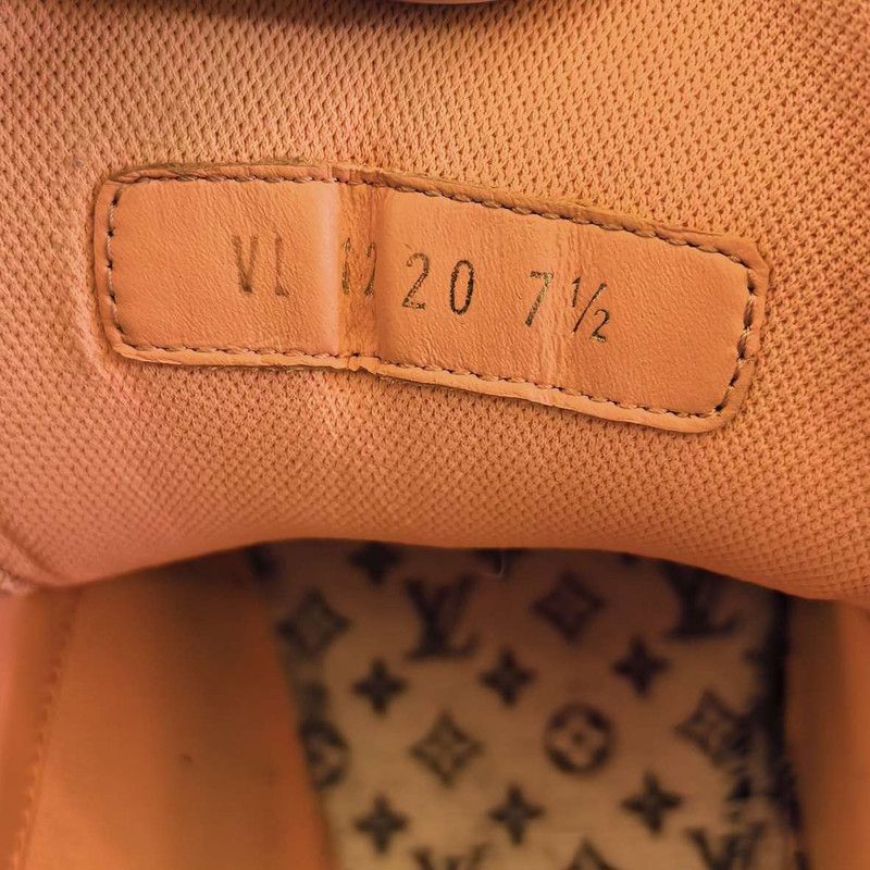 Louis Vuitton Louis Vuitton Peach Low-Top Trainer Sneakers 0089 Size US 8 / EU 41 - 5 Thumbnail