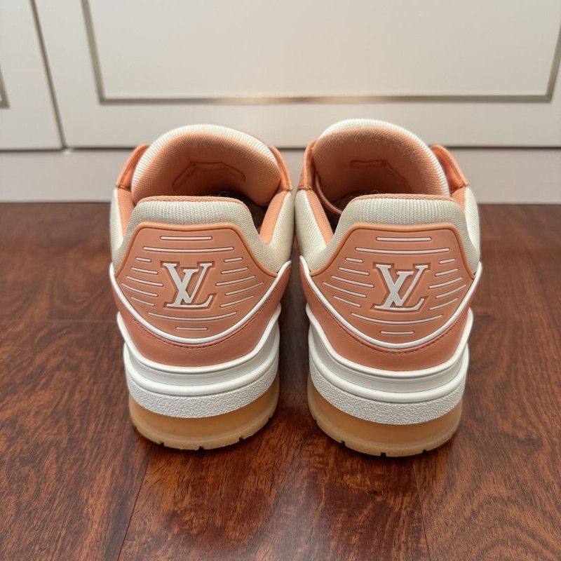 Louis Vuitton Louis Vuitton Peach Low-Top Trainer Sneakers 0089 Size US 8 / EU 41 - 3 Thumbnail