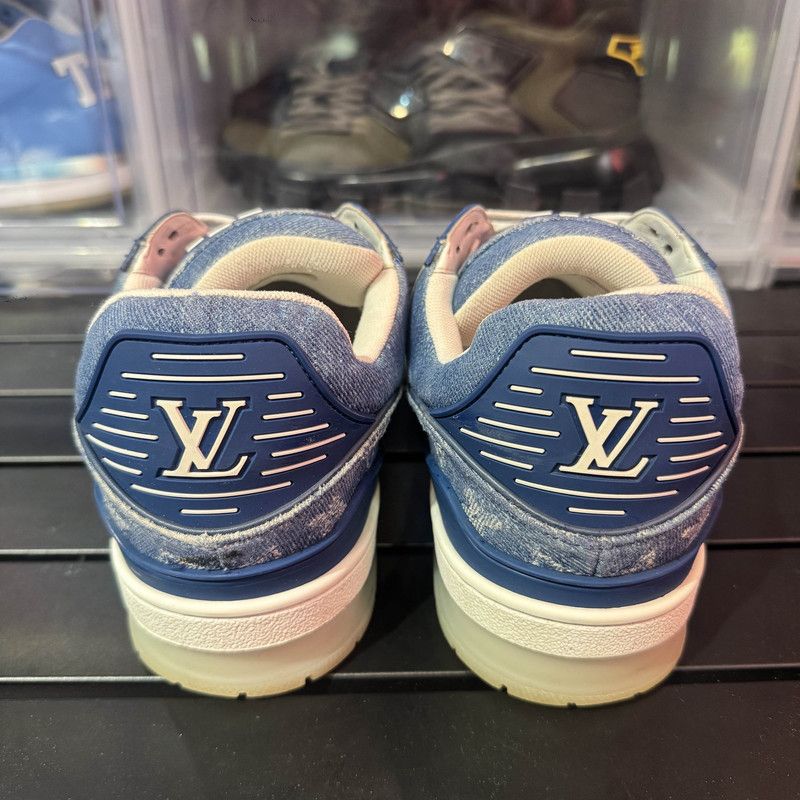 Louis Vuitton Louis Vuitton Trainer Sneakers in Blue 0089 Size US 8 / EU 41 - 3 Thumbnail