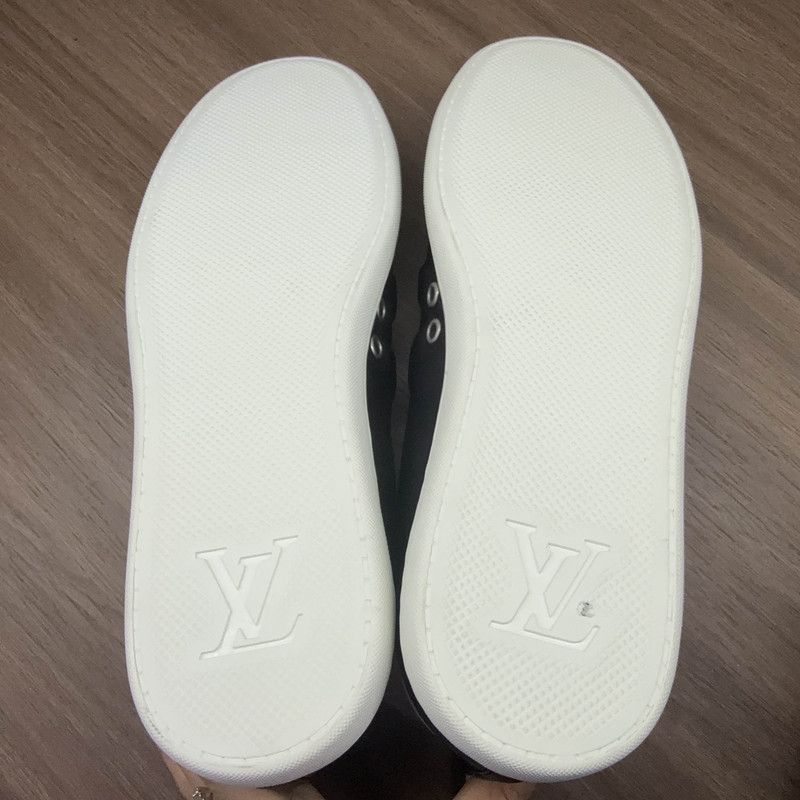 Louis Vuitton Louis Vuitton Black Casual Sneakers 0089 Size US 9.5 / EU 42-43 - 4 Thumbnail