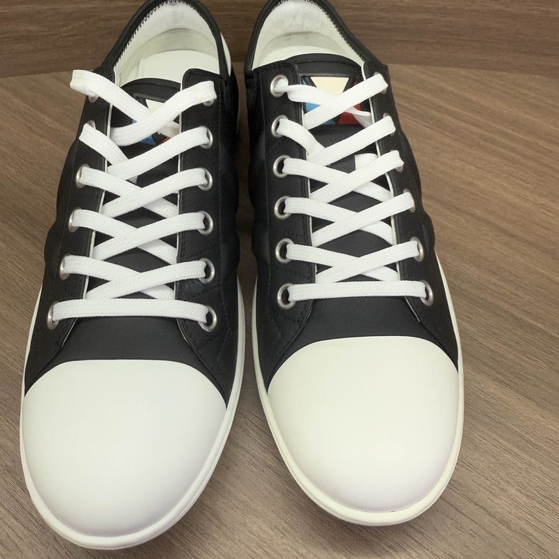 Louis Vuitton Louis Vuitton Black Casual Sneakers 0089 Size US 9.5 / EU 42-43 - 2 Thumbnail