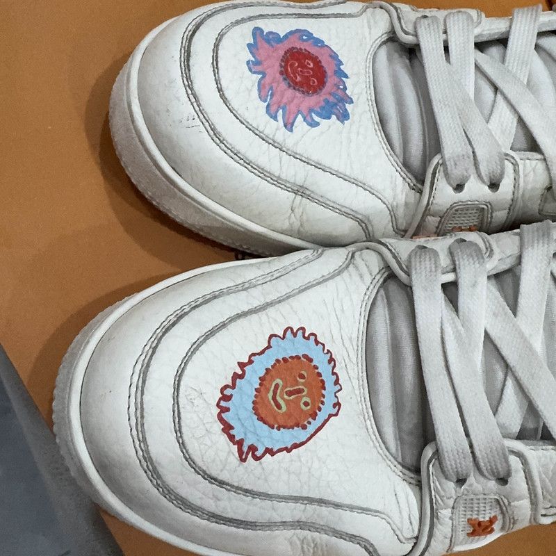 Louis Vuitton Yayoi Kusama x Louis Vuitton White Trainers 0089 Size US 8.5 / EU 41-42 - 10 Thumbnail
