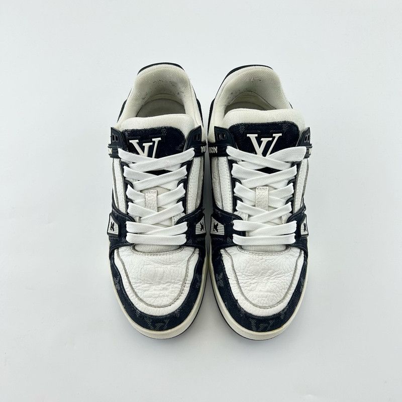 Louis Vuitton Louis Vuitton Panda Print Low-Top Sneakers 0089 Size US 5.5 / EU 38 - 2 Thumbnail