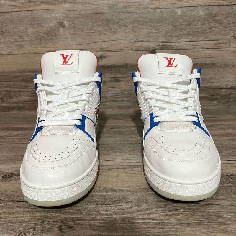 Louis Vuitton Louis Vuitton Trainer Tricolor Fashion Sneakers 0089 Size US 9.5 / EU 42-43 - 2 Thumbnail
