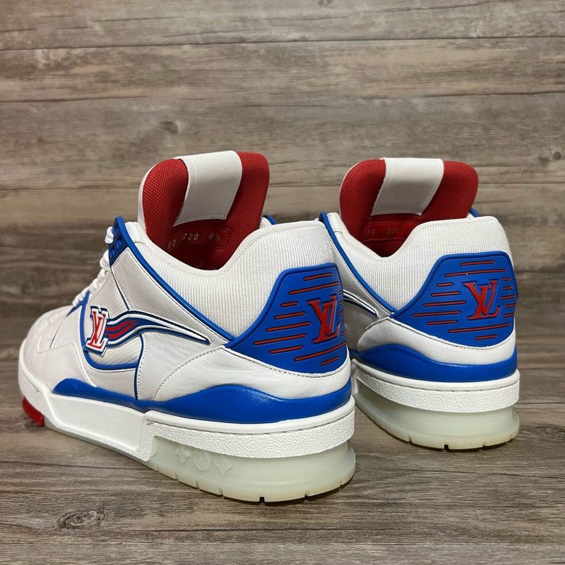 Louis Vuitton Louis Vuitton Trainer Tricolor Fashion Sneakers 0089 Size US 9.5 / EU 42-43 - 8 Thumbnail