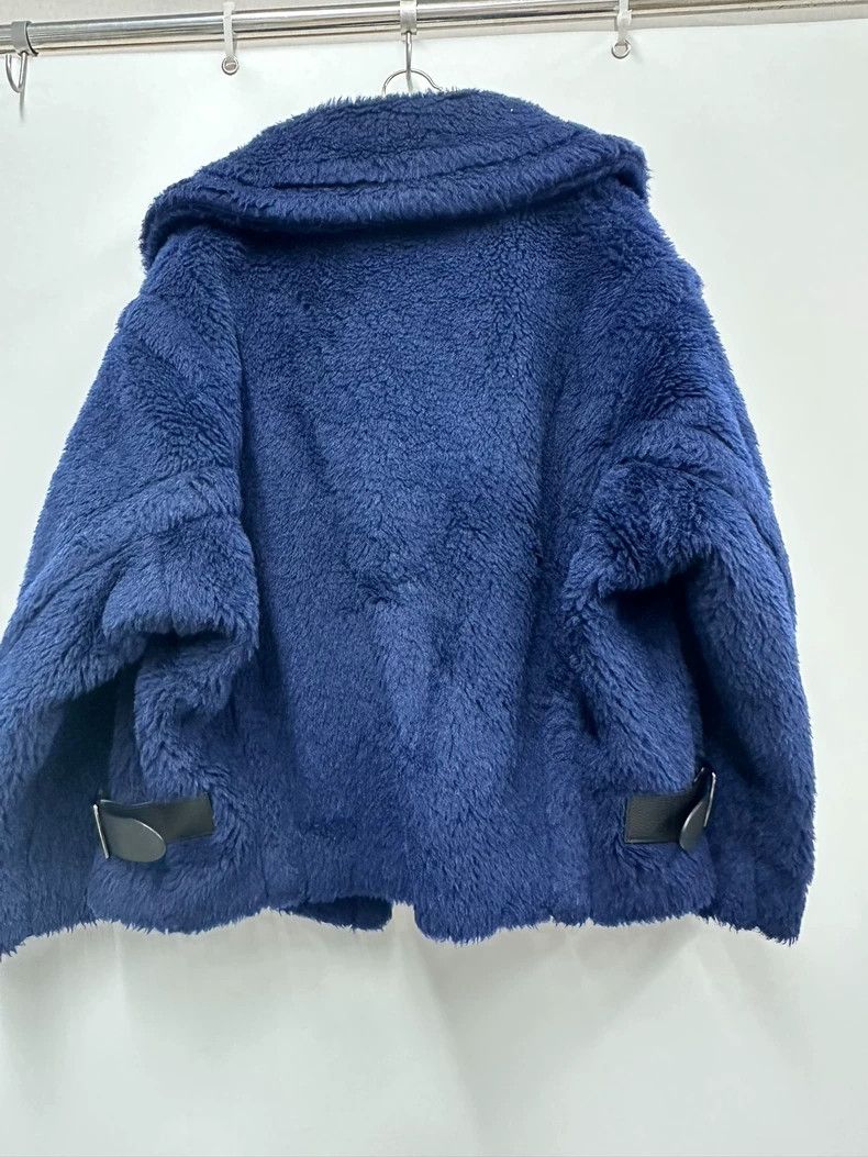Max Mara MaxMara Blue Short Fur Coat -dmc Size US L / EU 52-54 / 3 - 3 Thumbnail