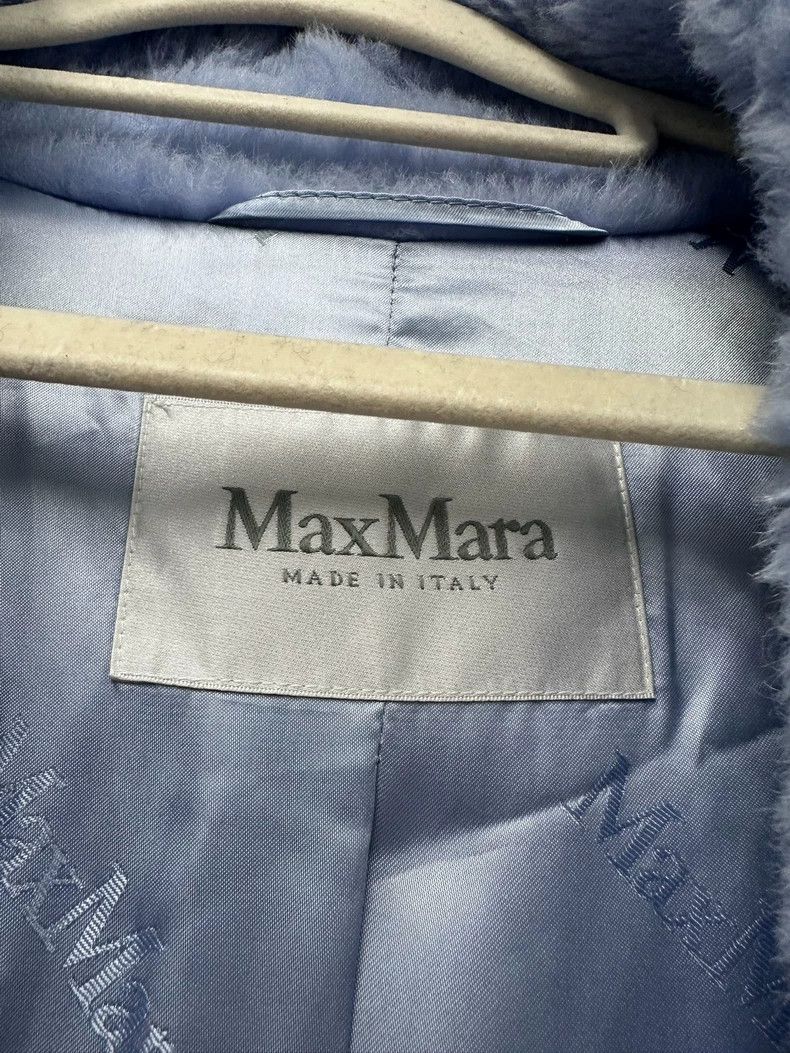 Max Mara MaxMara Teddy Long Blue Coat -dmc Size US XS / EU 42 / 0 - 4 Thumbnail