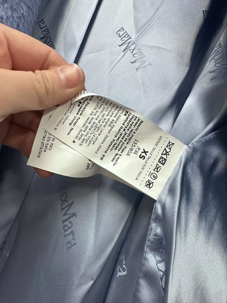 Max Mara MaxMara Teddy Long Blue Coat -dmc Size US XS / EU 42 / 0 - 6 Thumbnail