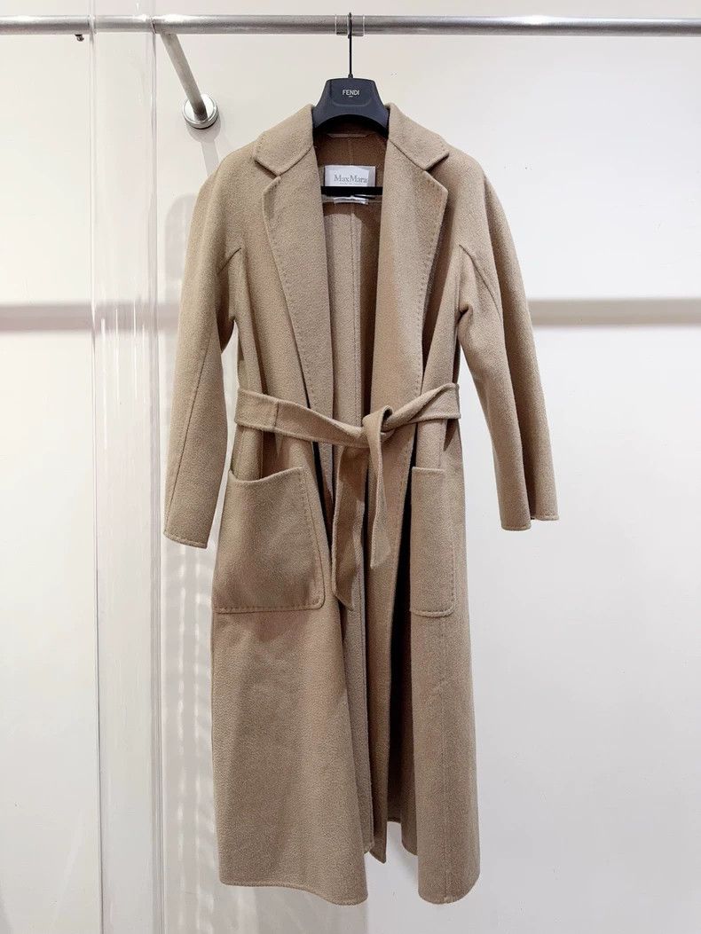 Max Mara Maxmara Labbro Long Camel Coat -dmc Size US S / EU 44-46 / 1 - 2 Thumbnail