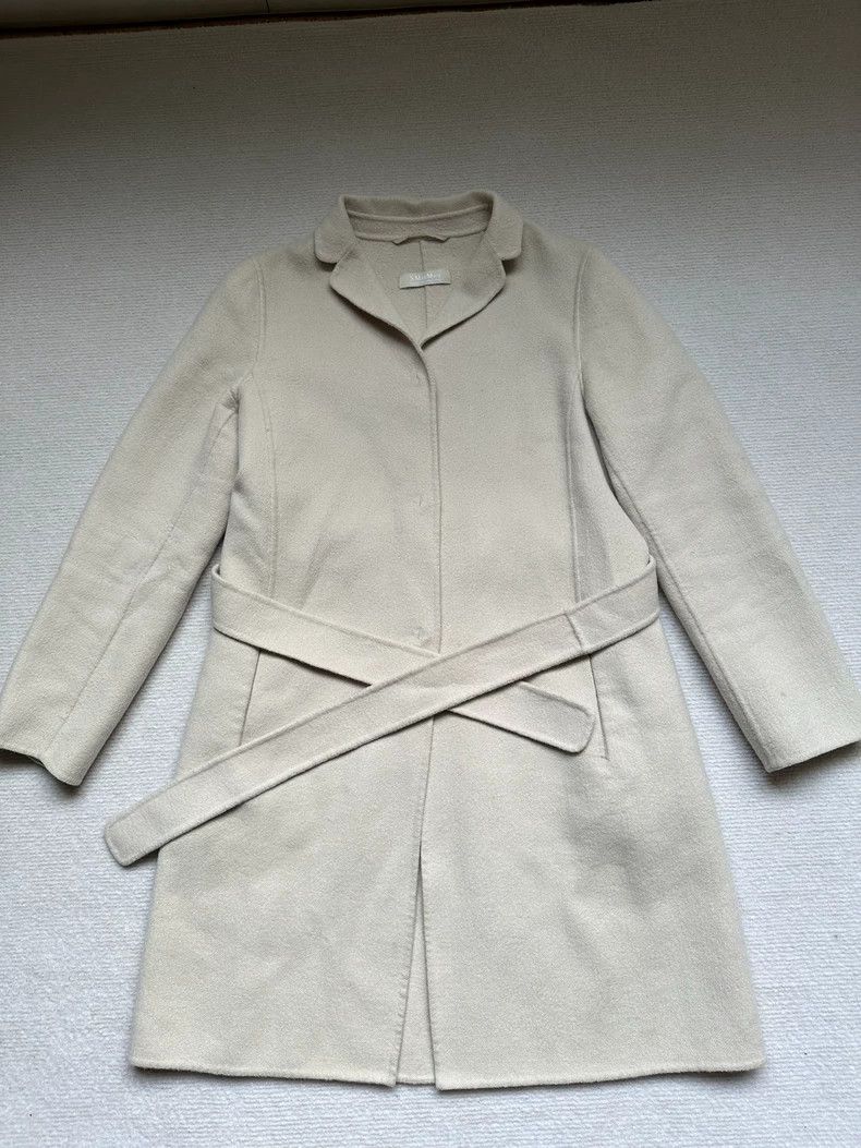 Max Mara Max Mara Wool Blend Belted Coat -dmc Size US M / EU 48-50 / 2 - 2 Thumbnail