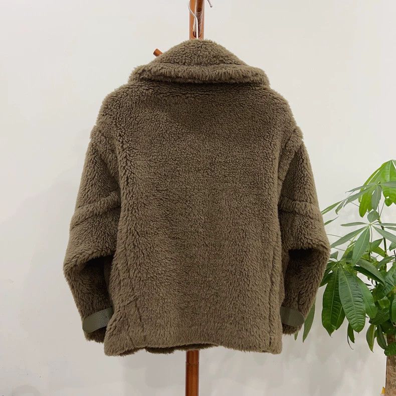 Max Mara MaxMara Green Faux Fur Coat -dmc Size US M / EU 48-50 / 2 - 3 Thumbnail