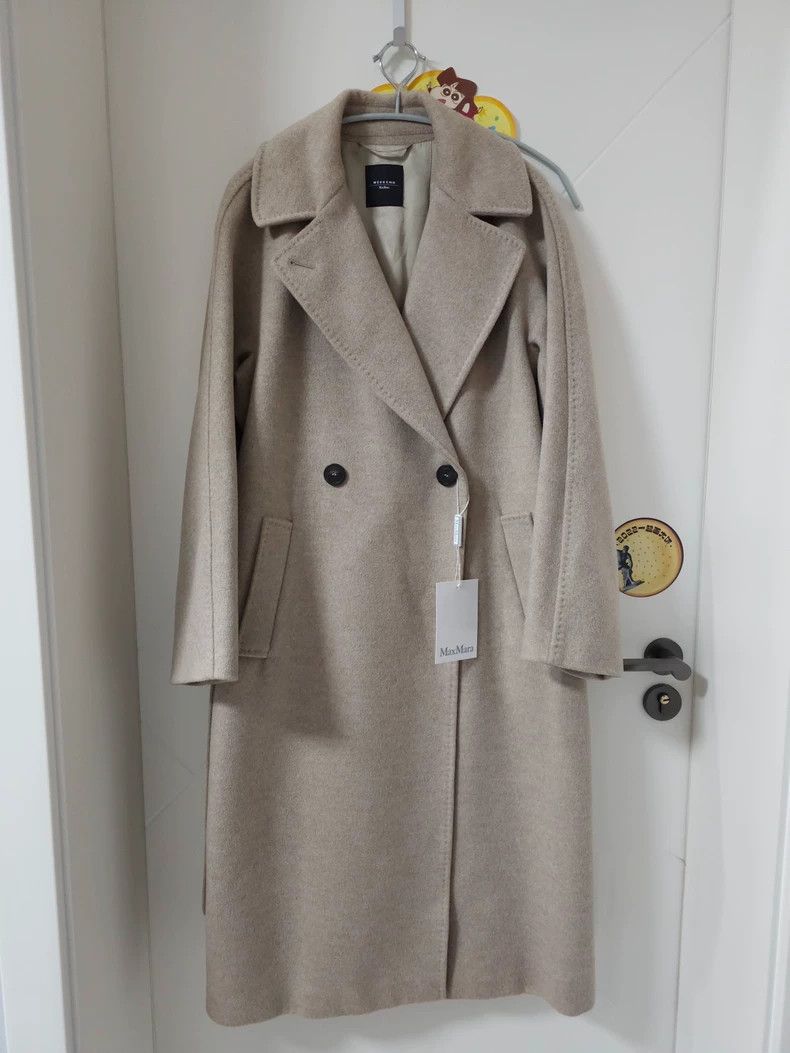 Max Mara MaxMara Resina Beige Wool Coat -dmc Size US L / EU 52-54 / 3 - 3 Thumbnail