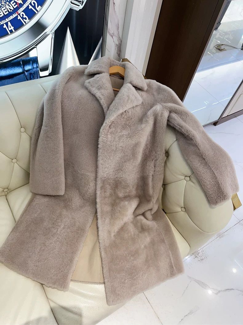 Max Mara Maxmara Faux Fur Long Coat -dmc Size US S / EU 44-46 / 1 - 3 Thumbnail