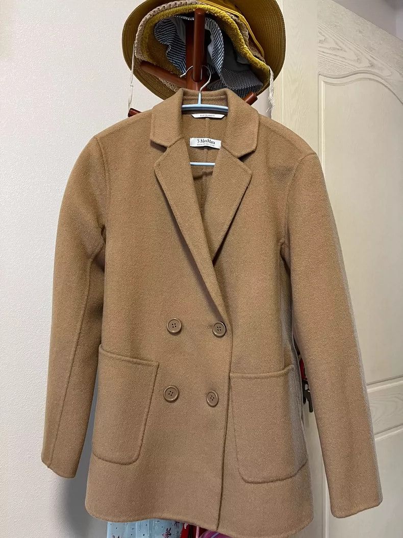 Max Mara MaxMara Camel Wool Coat -dmc Size US S / EU 44-46 / 1 - 2 Thumbnail