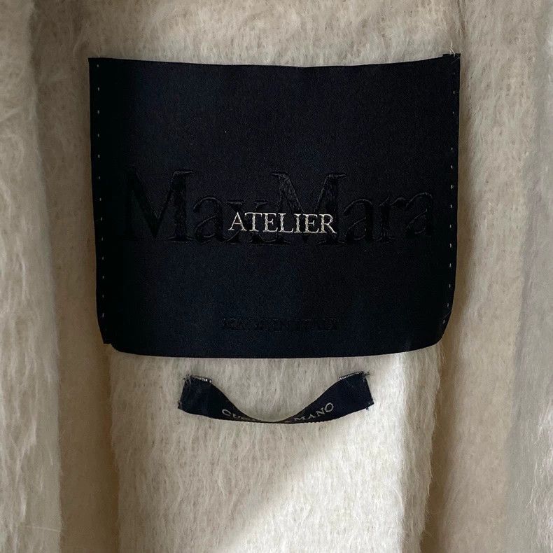 Max Mara MaxMara Ivory Alpaca Robe Coat -dmc Size US S / EU 44-46 / 1 - 5 Thumbnail