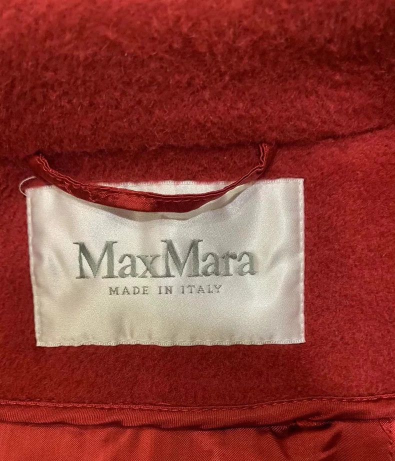 Max Mara MaxMara Manuela Red Wool Coat -dmc Size US S / EU 44-46 / 1 - 4 Thumbnail