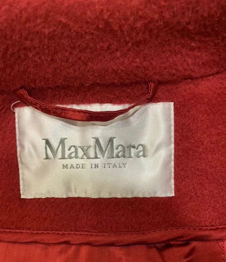 Max Mara MaxMara Manuela Red Wool Coat -dmc Size US S / EU 44-46 / 1 - 3 Thumbnail