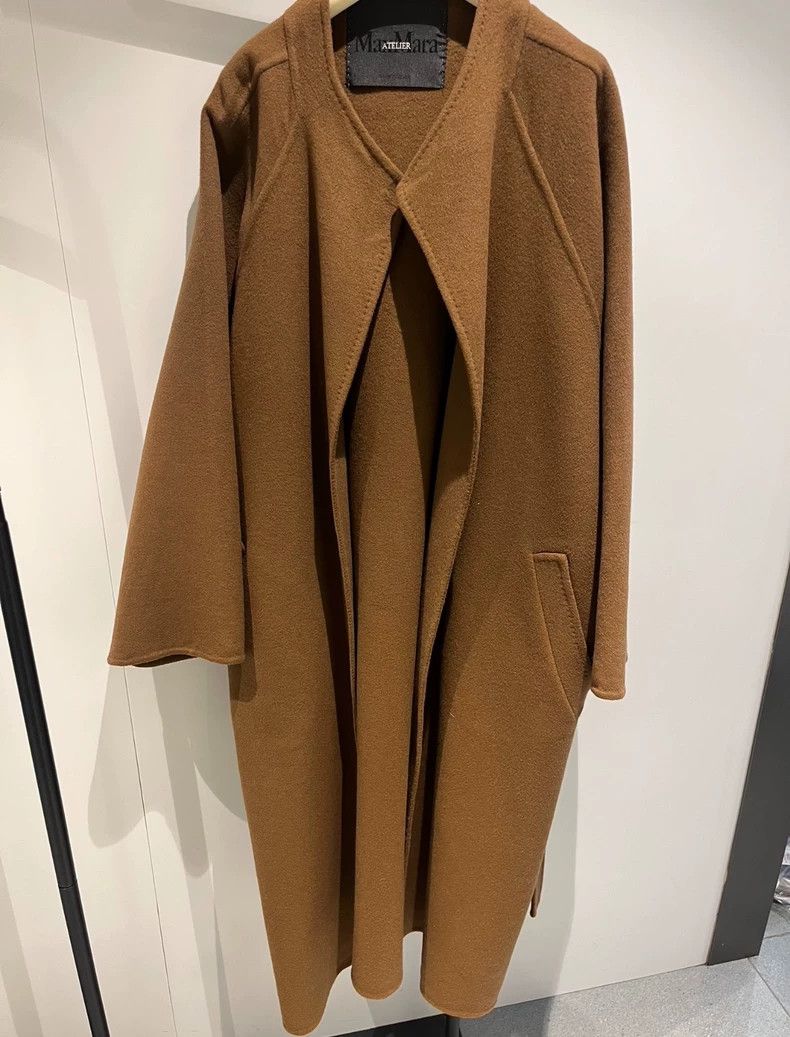 Max Mara MaxMara Camel High-End Long Coat -dmc Size US L / EU 52-54 / 3 - 2 Thumbnail