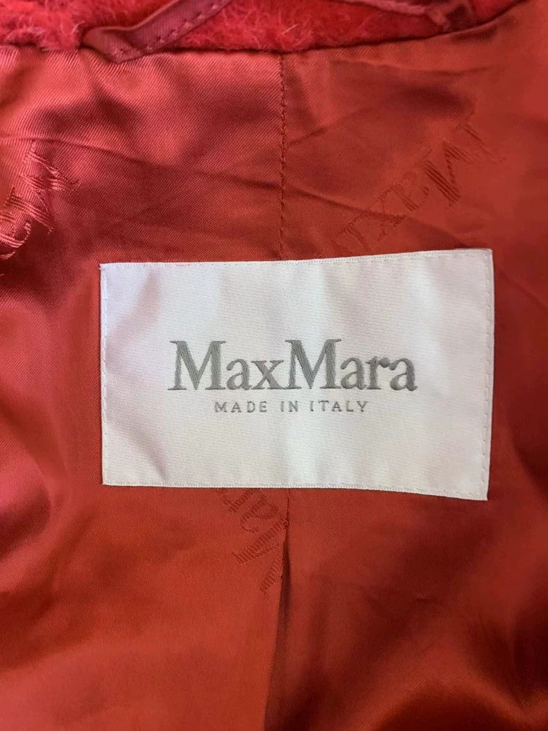 Max Mara MaxMara Red Teddy Fur Coat -dmc Size US S / EU 44-46 / 1 - 3 Thumbnail