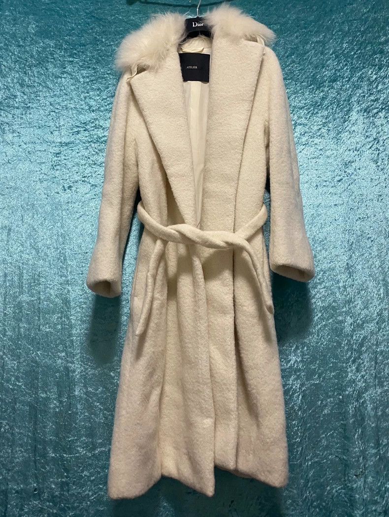 Max Mara MaxMara Alpaca Wool Winter Coat -dmc Size US M / EU 48-50 / 2 - 2 Thumbnail