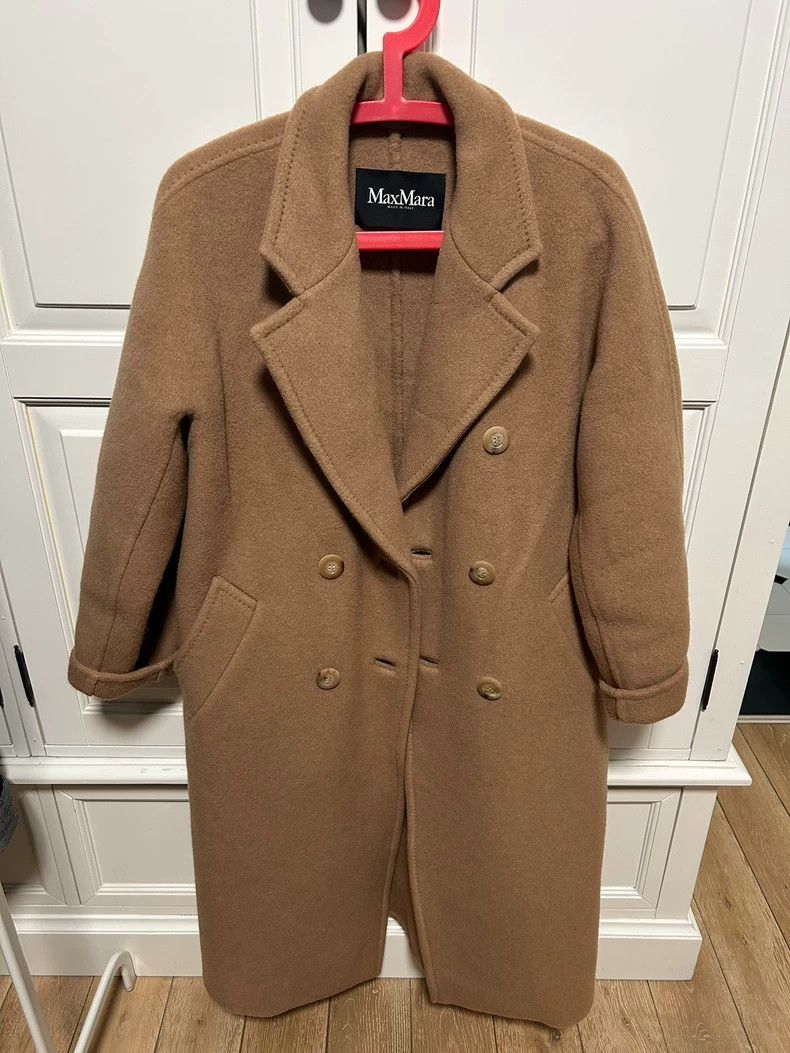 Max Mara Maxmara Camel Wool Heavy Coat -dmc Size US XS / EU 42 / 0 - 2 Thumbnail