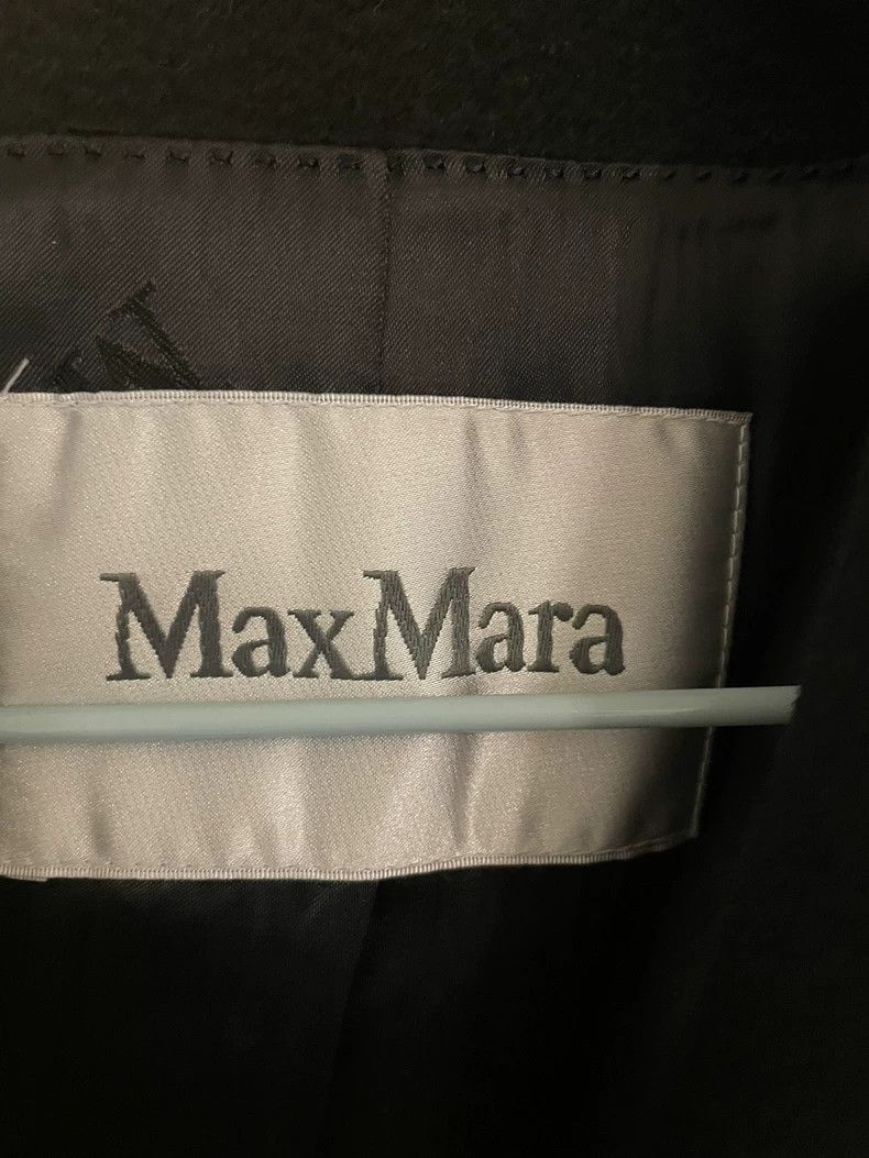 Max Mara Max Mara Black Hooded Belted Coat -dmc Size US S / EU 44-46 / 1 - 3 Thumbnail