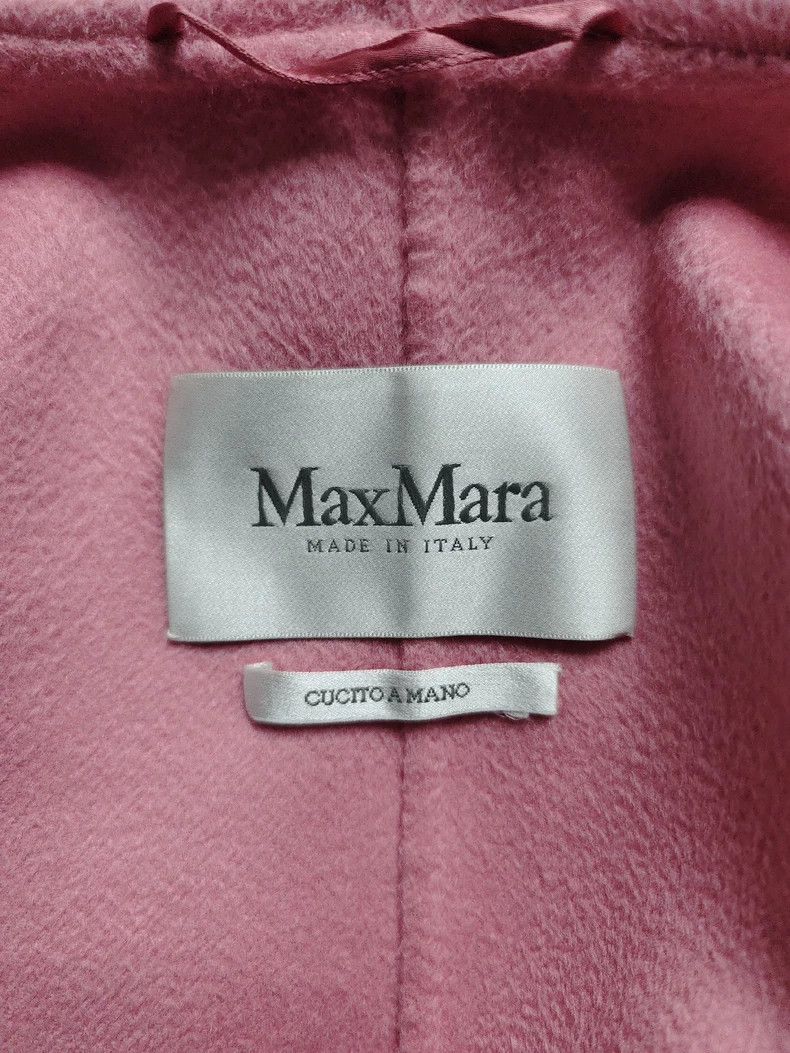 Max Mara MaxMara Pink Water Wave Wool Coat -dmc Size US S / EU 44-46 / 1 - 4 Thumbnail