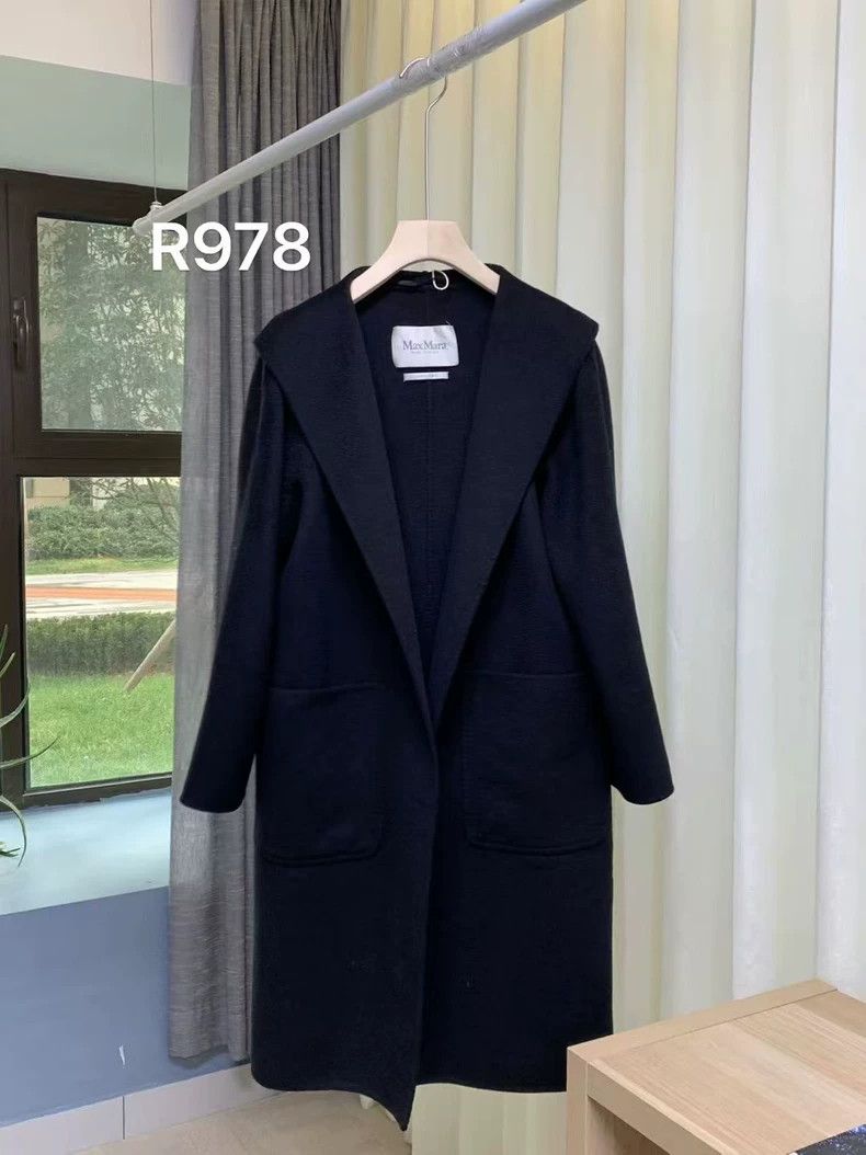 Max Mara Maxmara Classic Black Cashmere Coat -dmc Size US M / EU 48-50 / 2 - 2 Thumbnail