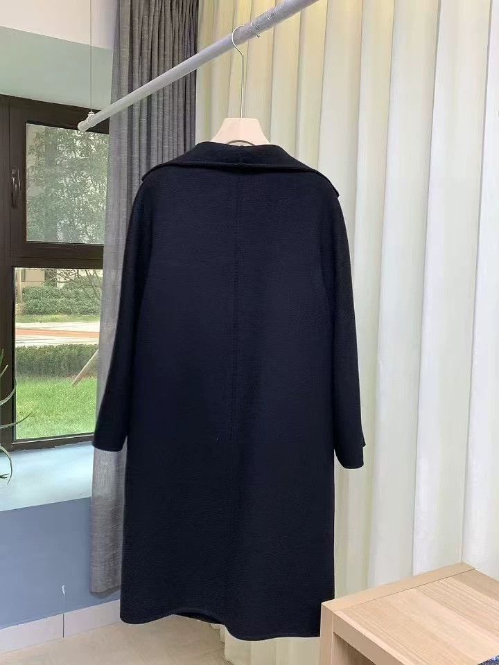 Max Mara Maxmara Classic Black Cashmere Coat -dmc Size US M / EU 48-50 / 2 - 3 Thumbnail